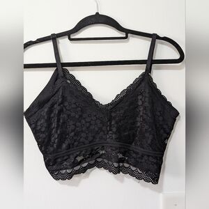 Black Lace Bralette Top